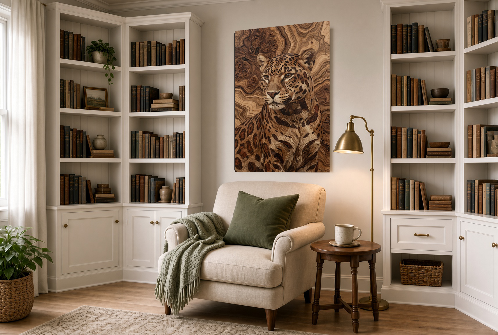 Jaguar in Burl