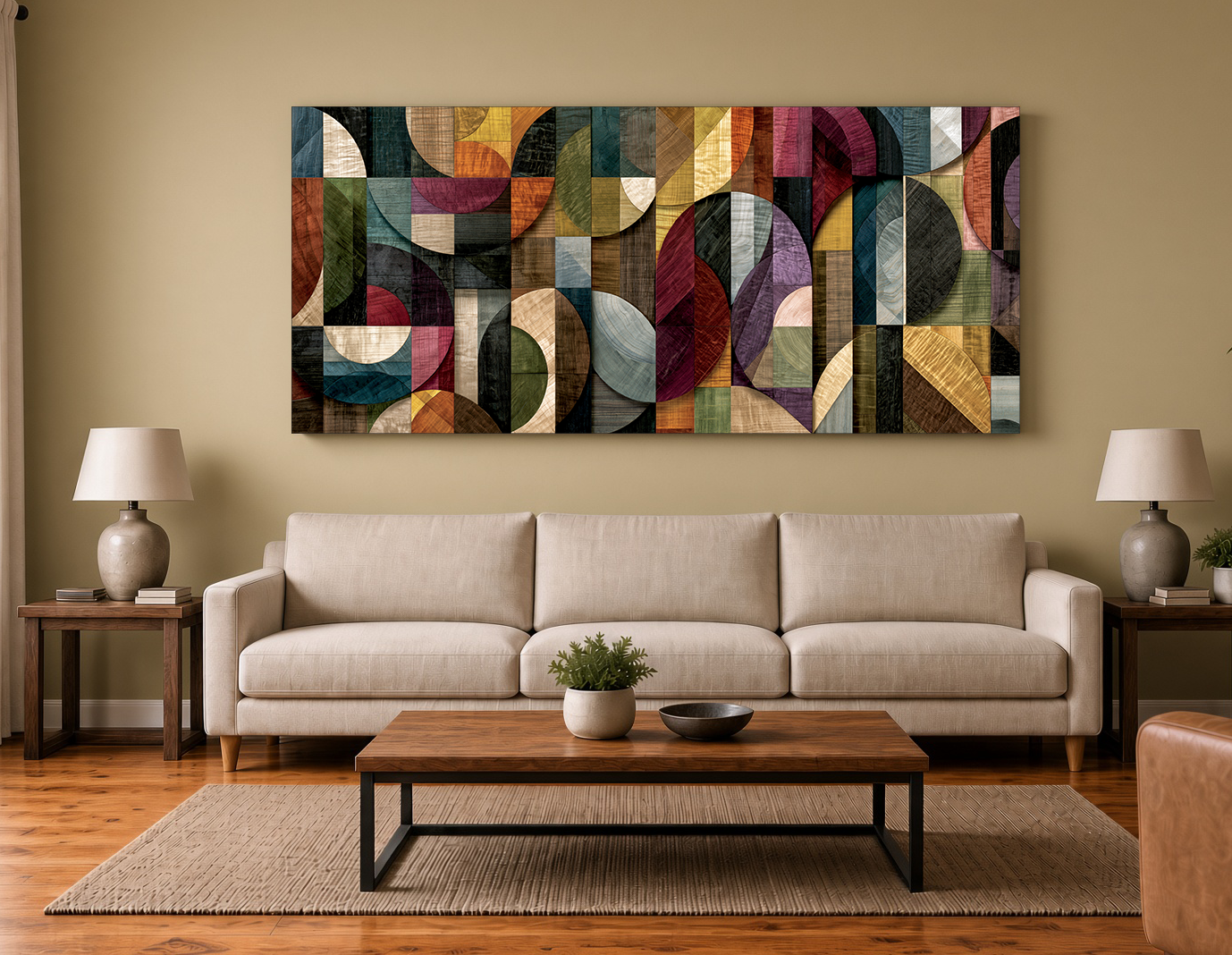 Aniline Dye Color Rush V: Layered Wood Veneer Marquetry
