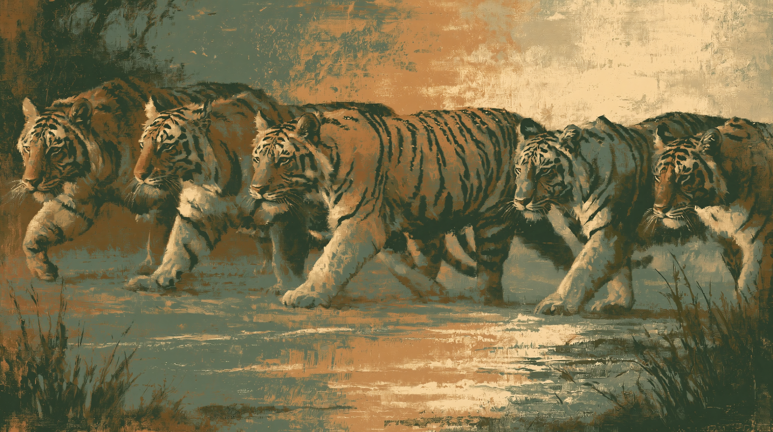 Prismatic Pack: Tigers at Dusk