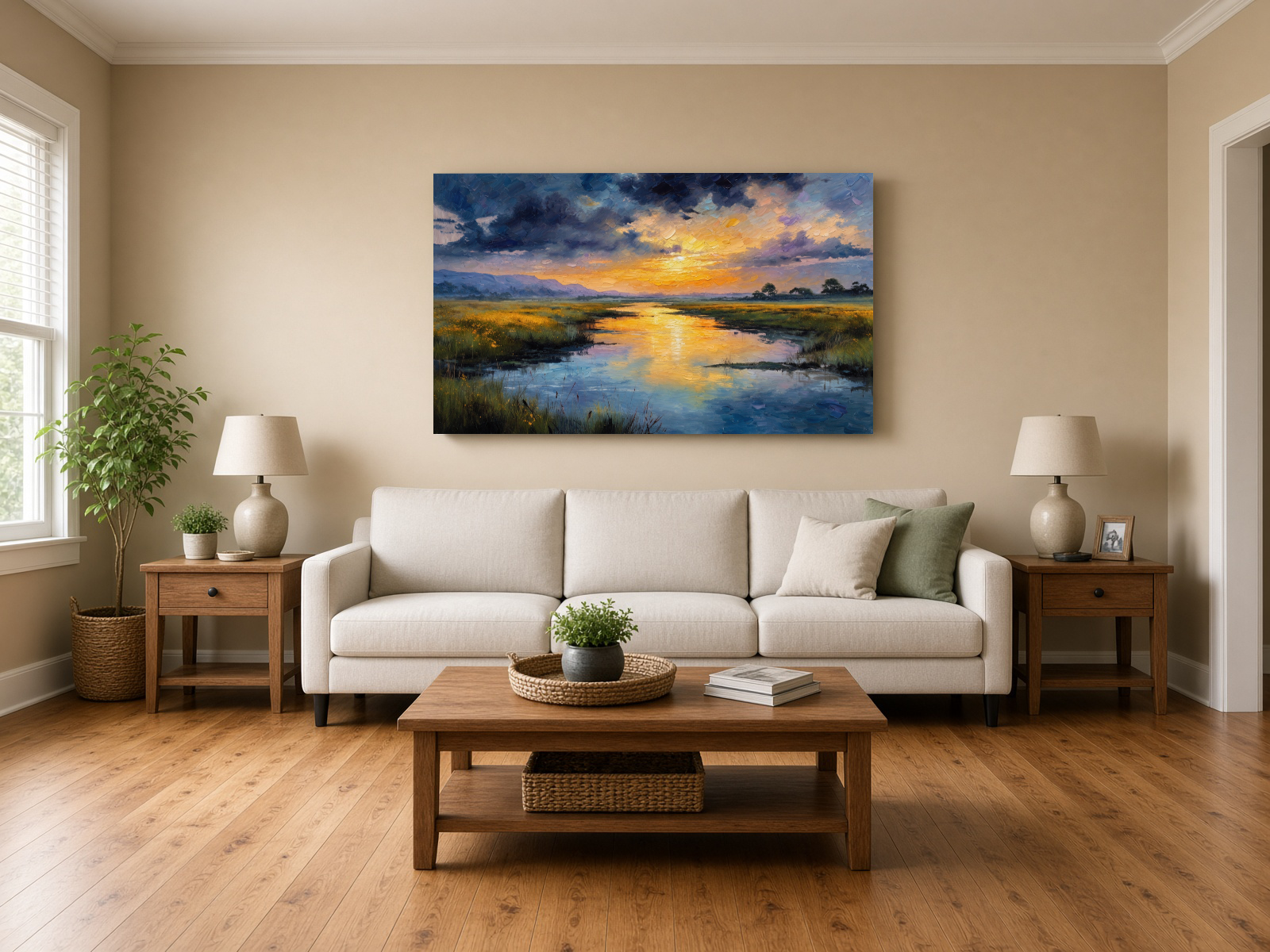 Vibrant Countryside Stream