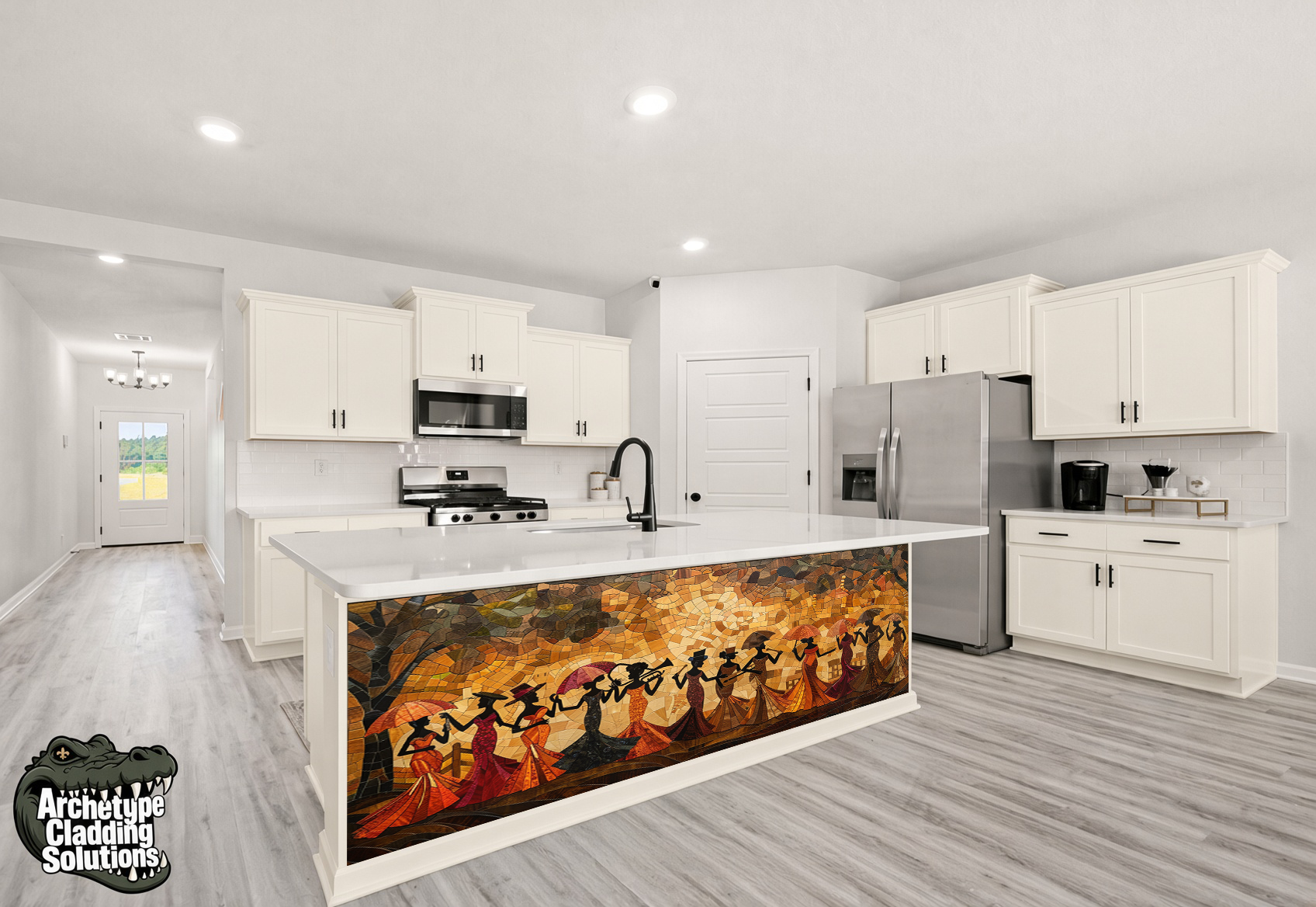 Congo Square Armstrong Park Celebration – Architectural Kitchen Island Cladding
