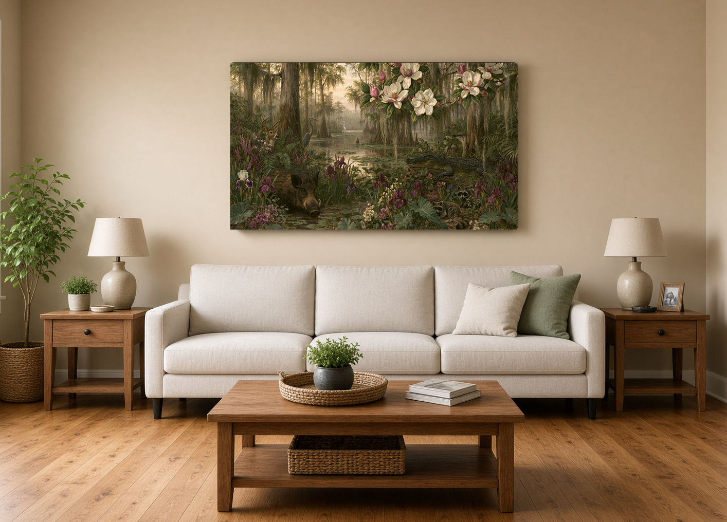 Enchanted Bayou Wildlife Sanctuary Fine Art Print III