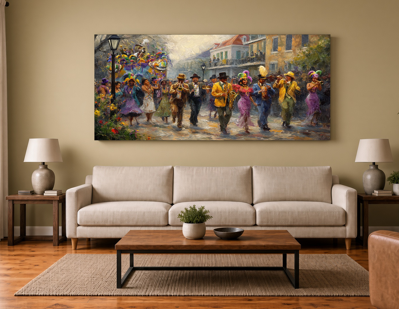 Pete Fountain Mardi Gras Walking Club Fine Art Print