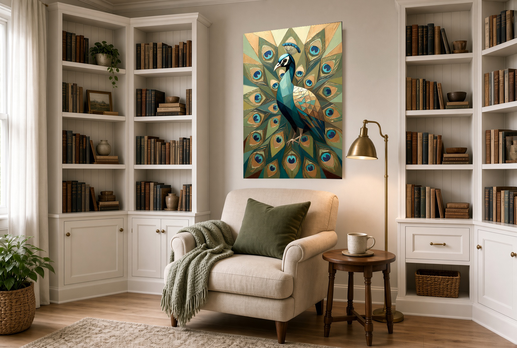 Geometric Peacock