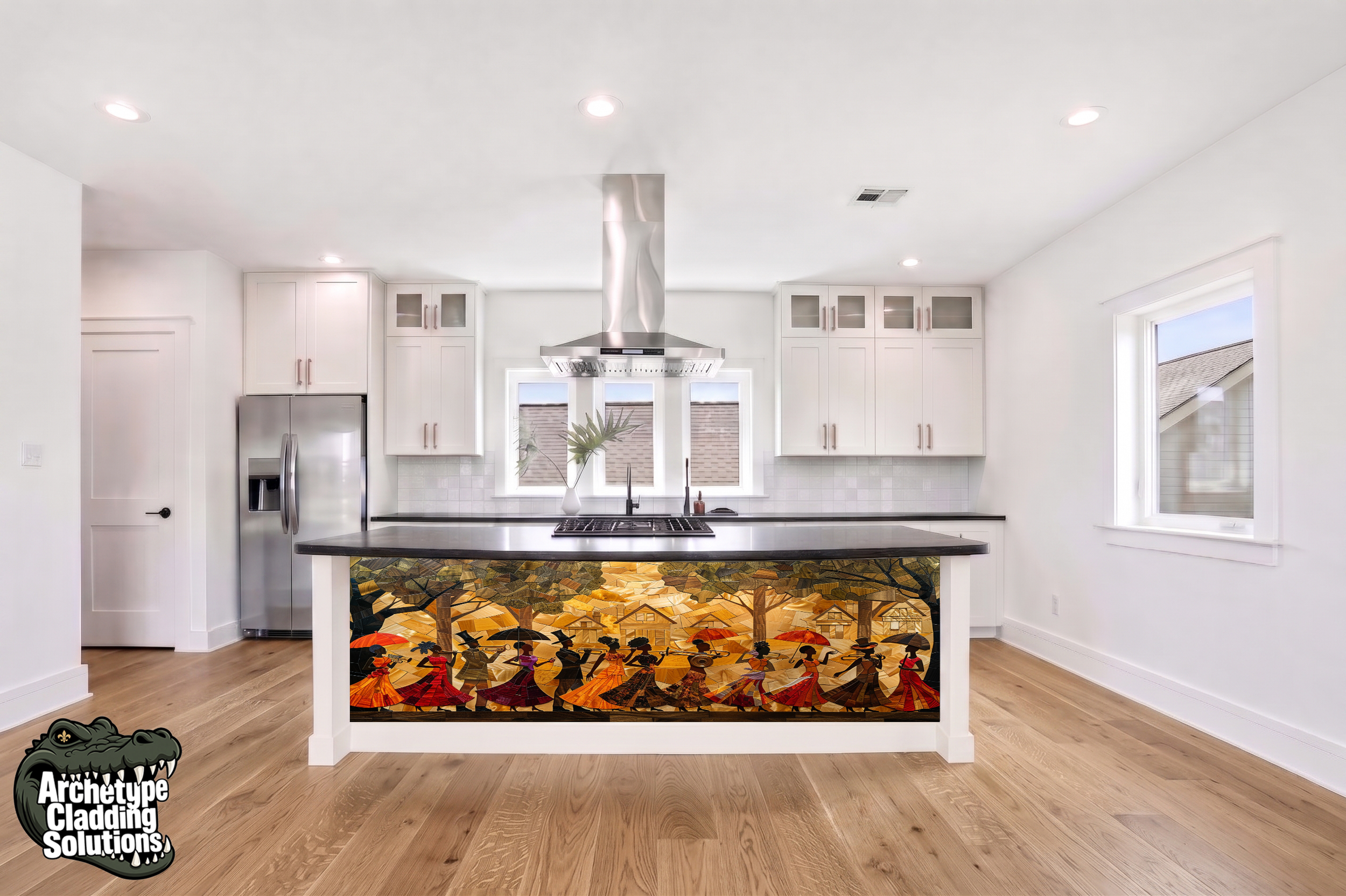 Second Line Walk – Architectural Kitchen Island Cladding