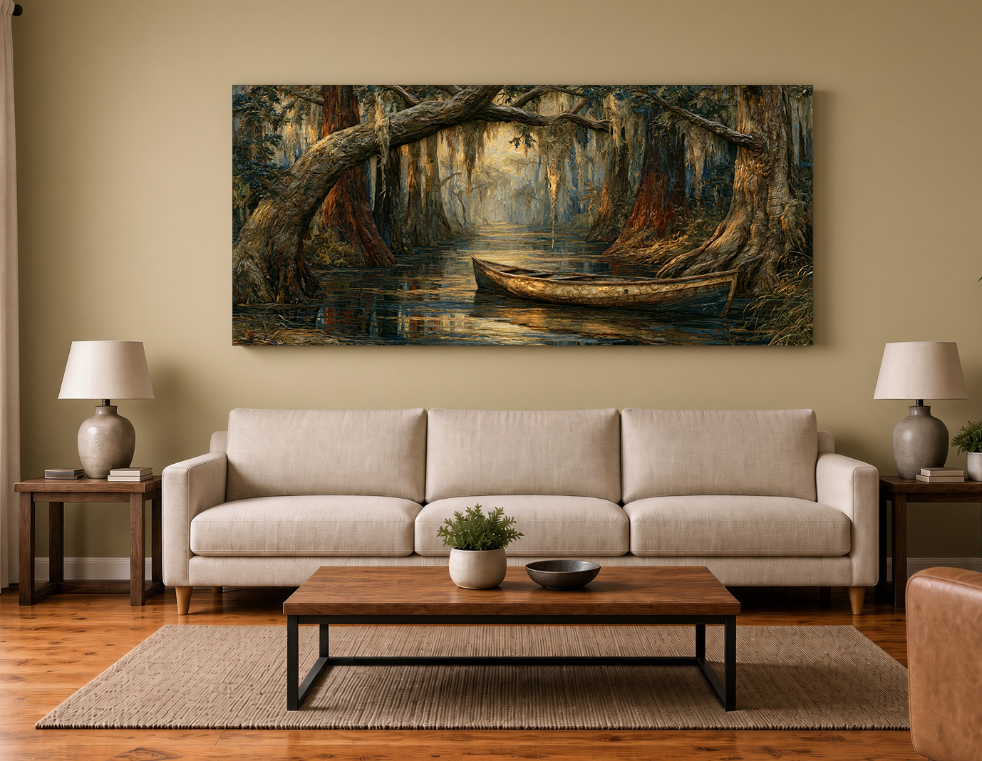 Lost Canoe in the Bayou Fine Art Print
