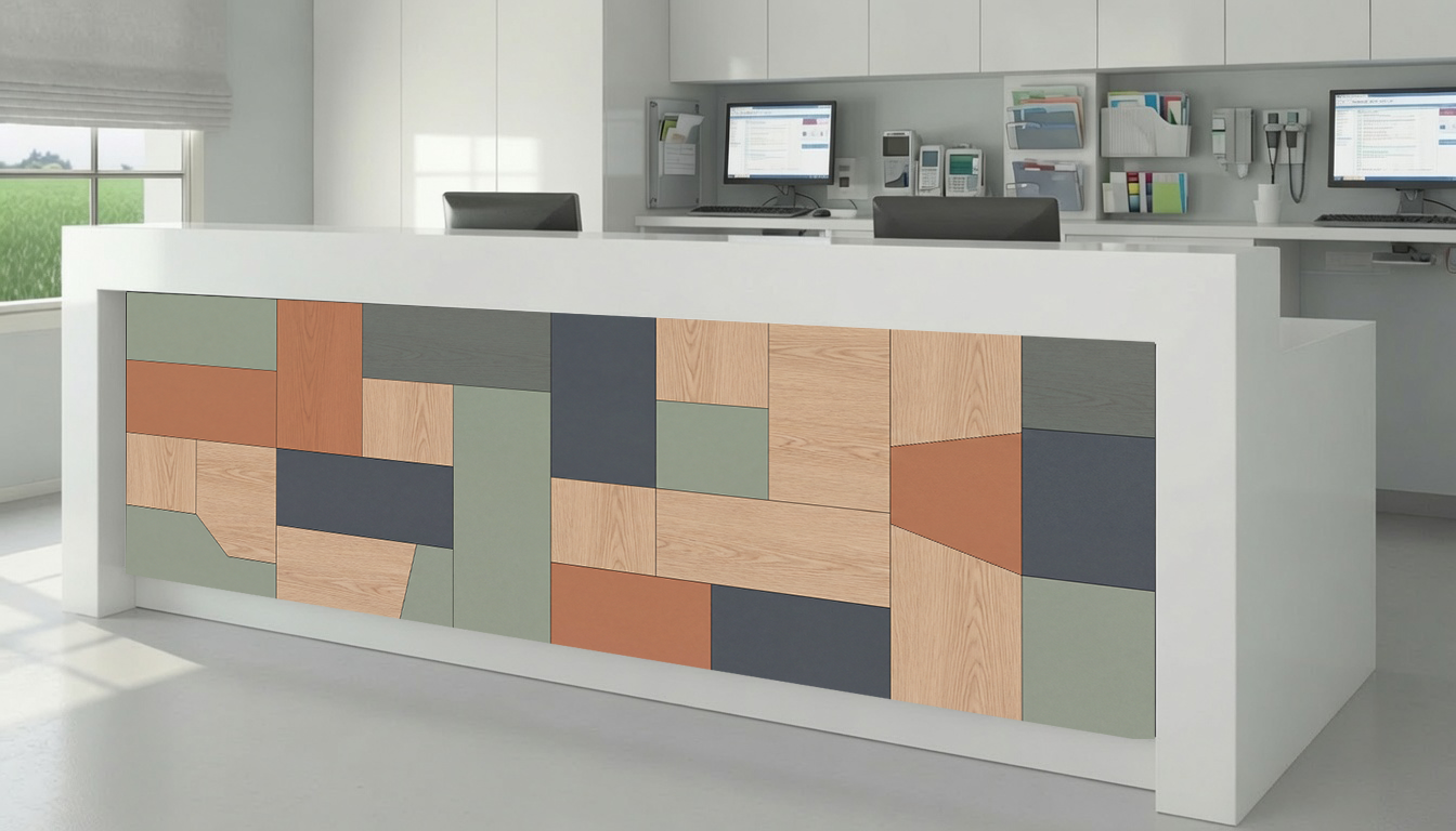 Minimalist Pastel Geometric Blocks – Architectural Cladding Panels