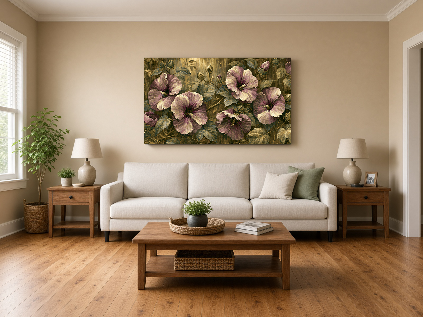 Moody Purple Peony & Anemone Fine Art Print