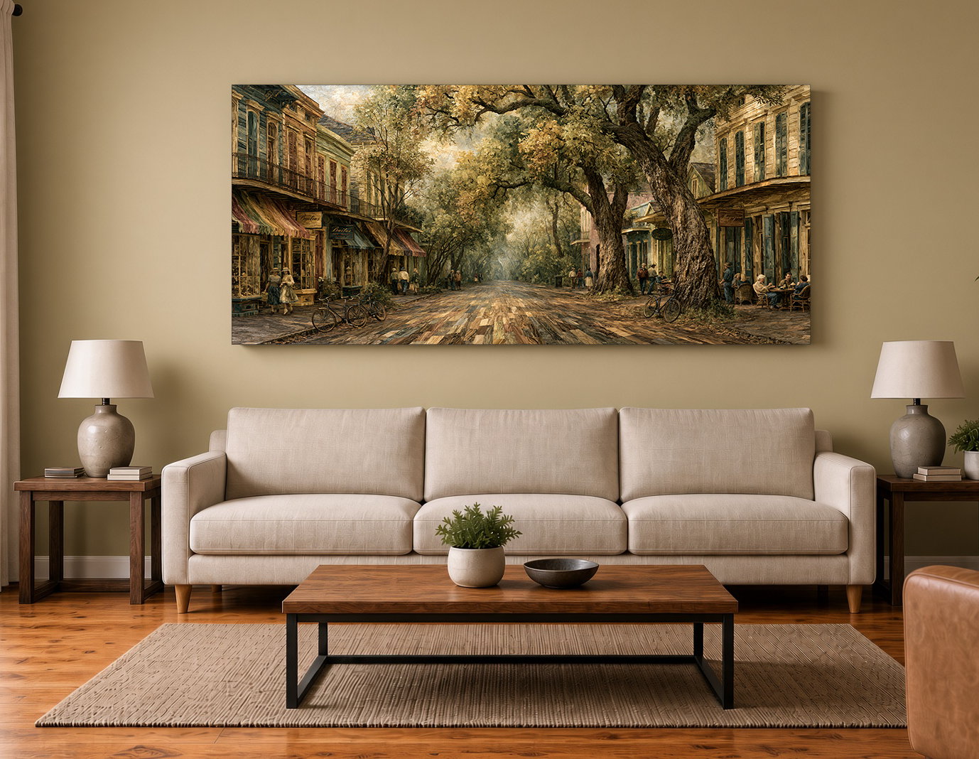 Historic Magazine Street New Orleans Fine Art Print
