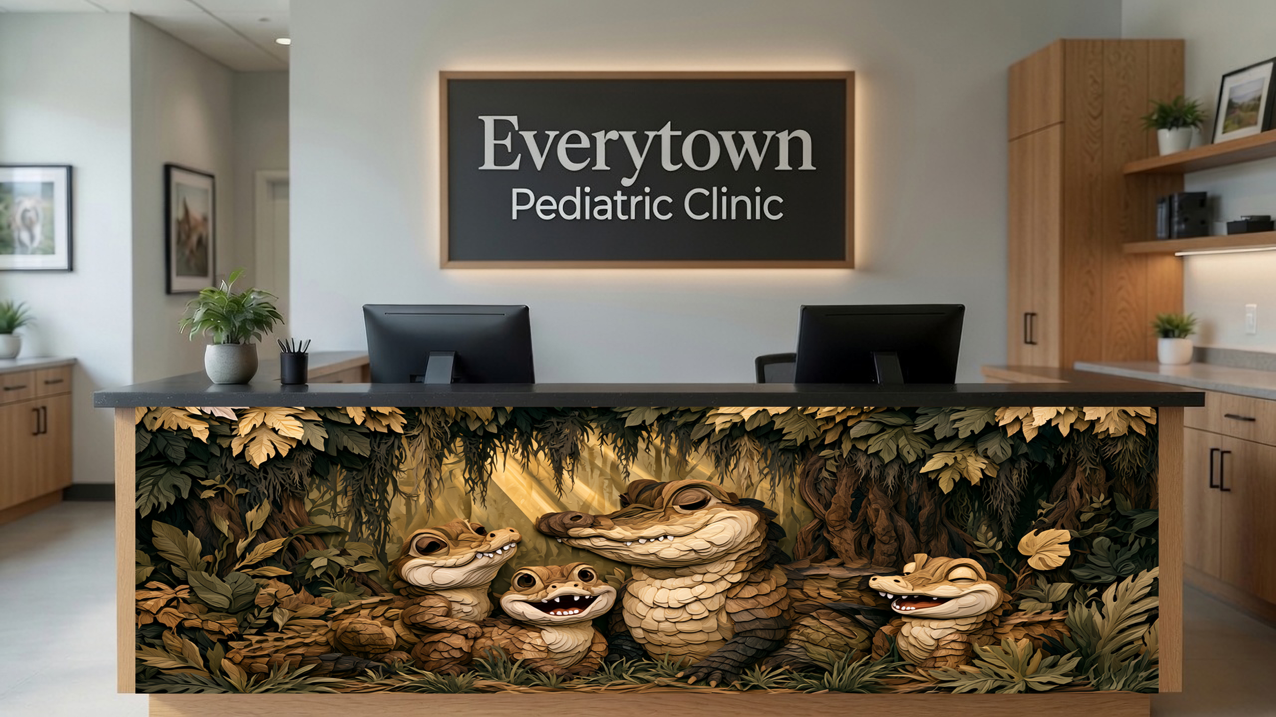 Everytown Pediatric Dentistry -  Louisiana Swamp Gator Fam II