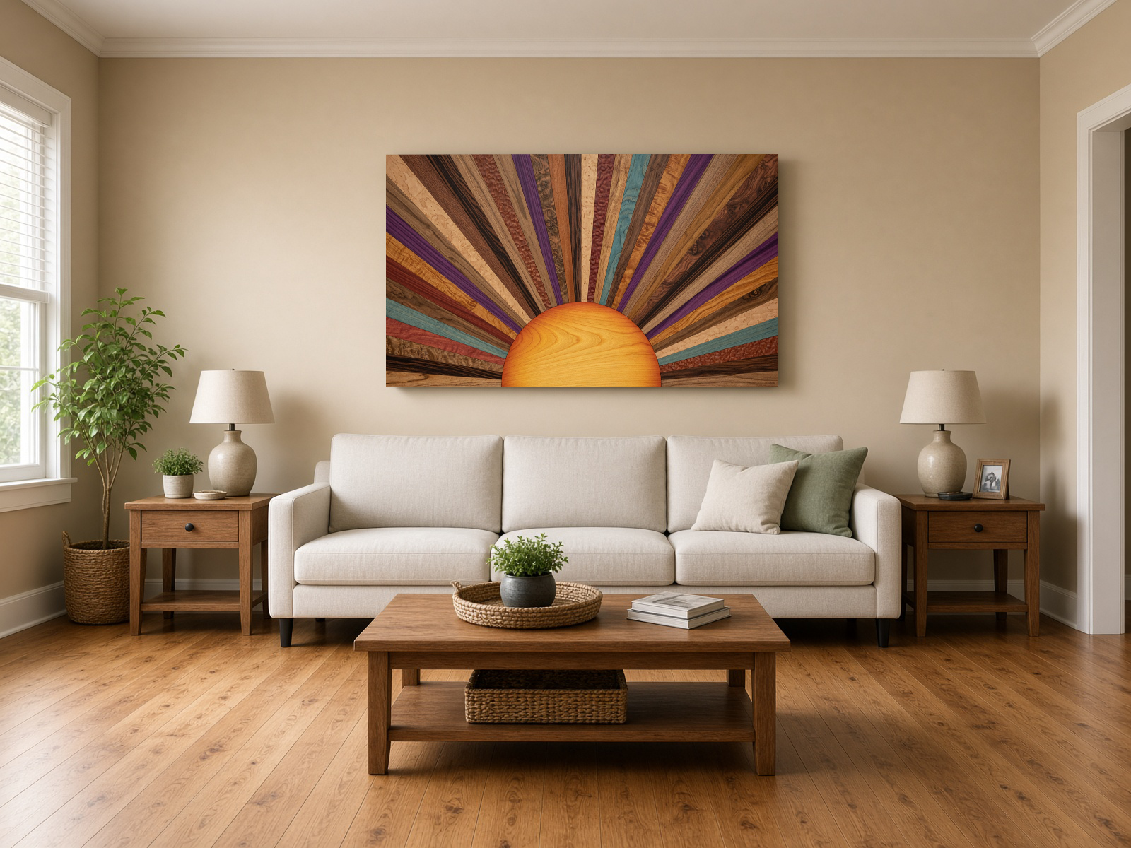 Wood Sunburst II