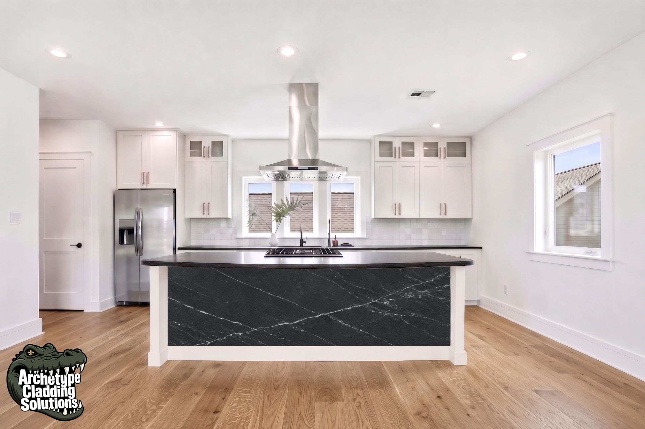 Black Soapstone – Architectural Kitchen Island Cladding