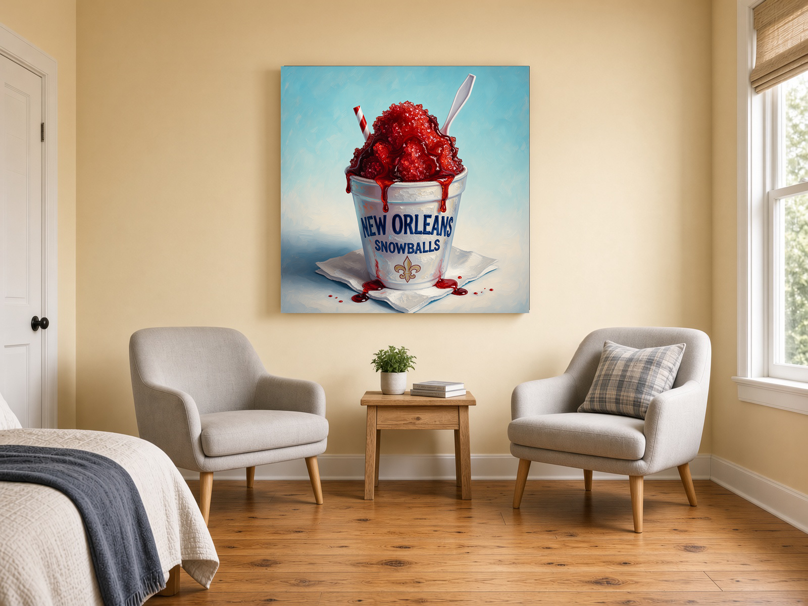 New Orleans Snowball Fine Art Print