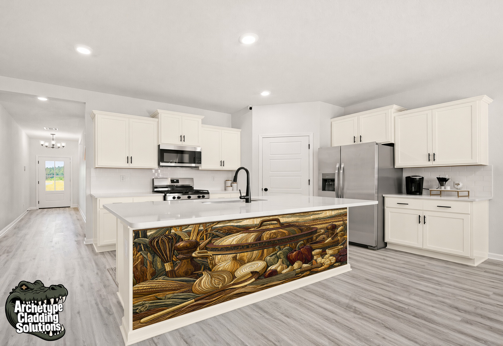 Louisiana Gumbo Fixins – Architectural Kitchen Island Cladding