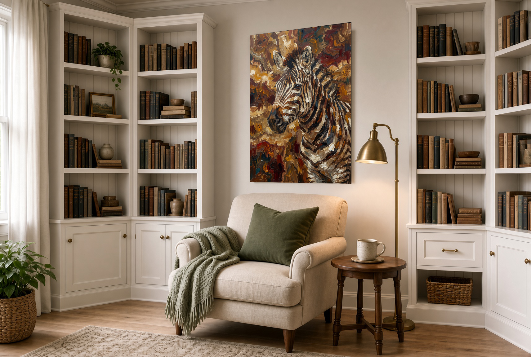 Zebra in Impasto