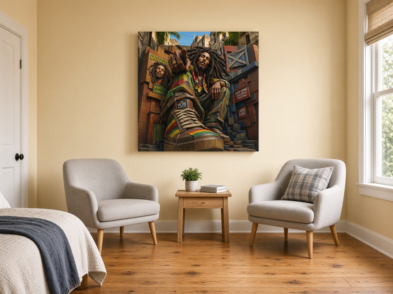 Bob Marley Reggae Heritage Fine Art Print