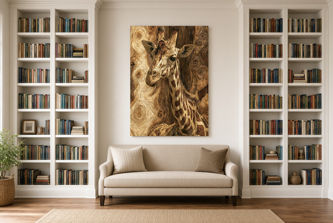 Giraffe in the Grain