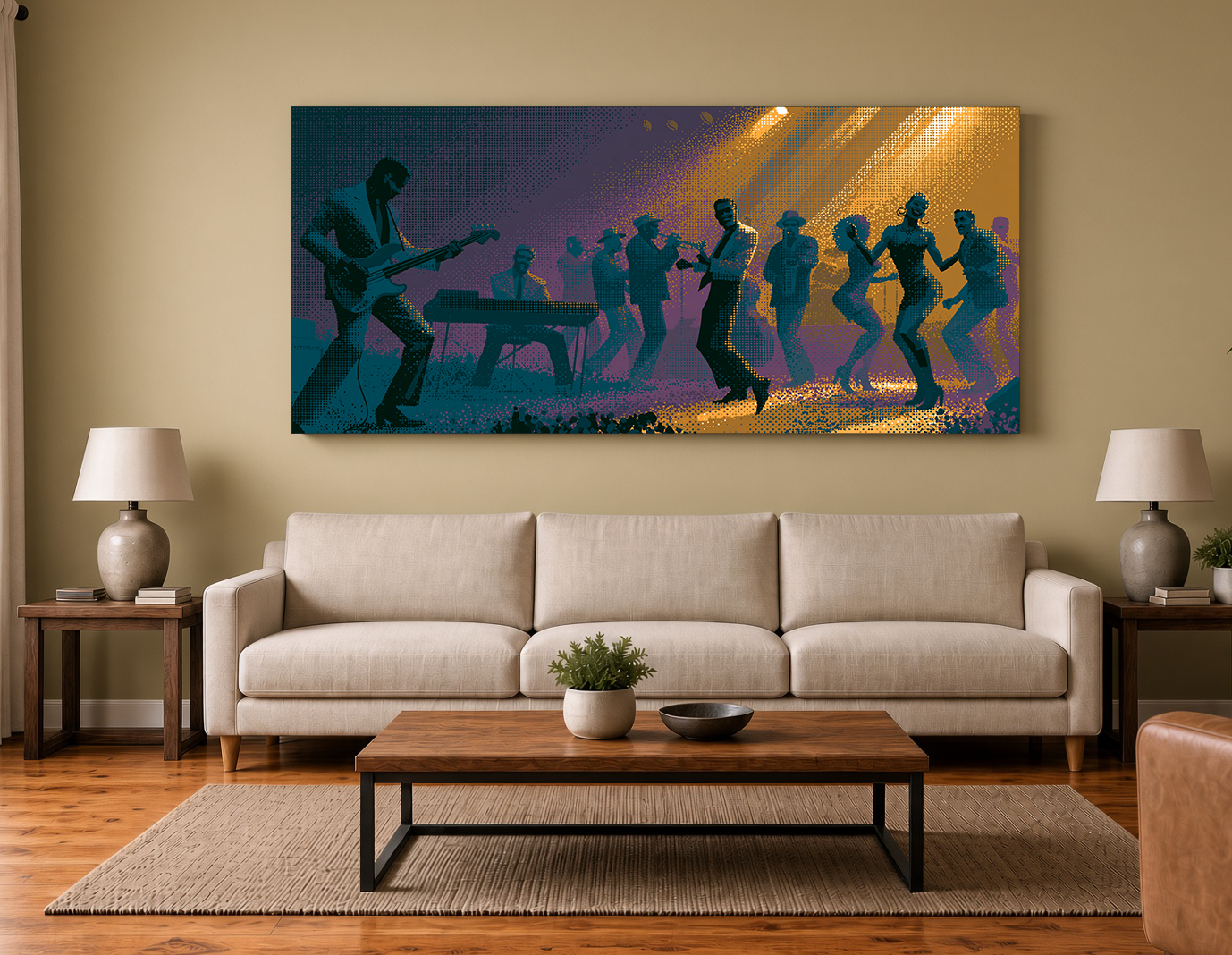 Dance Club Nightlife Fine Art Print