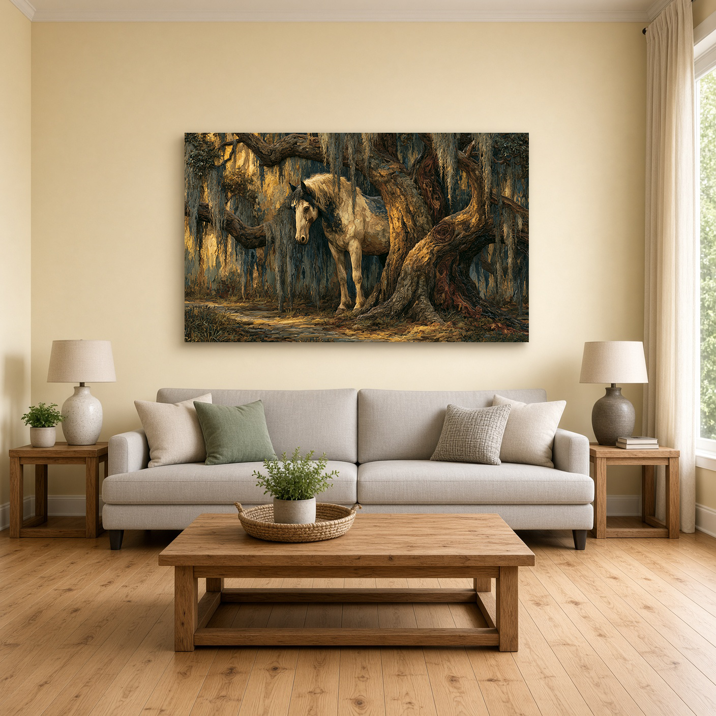 Southern Cypress Swamp Wild Horses II