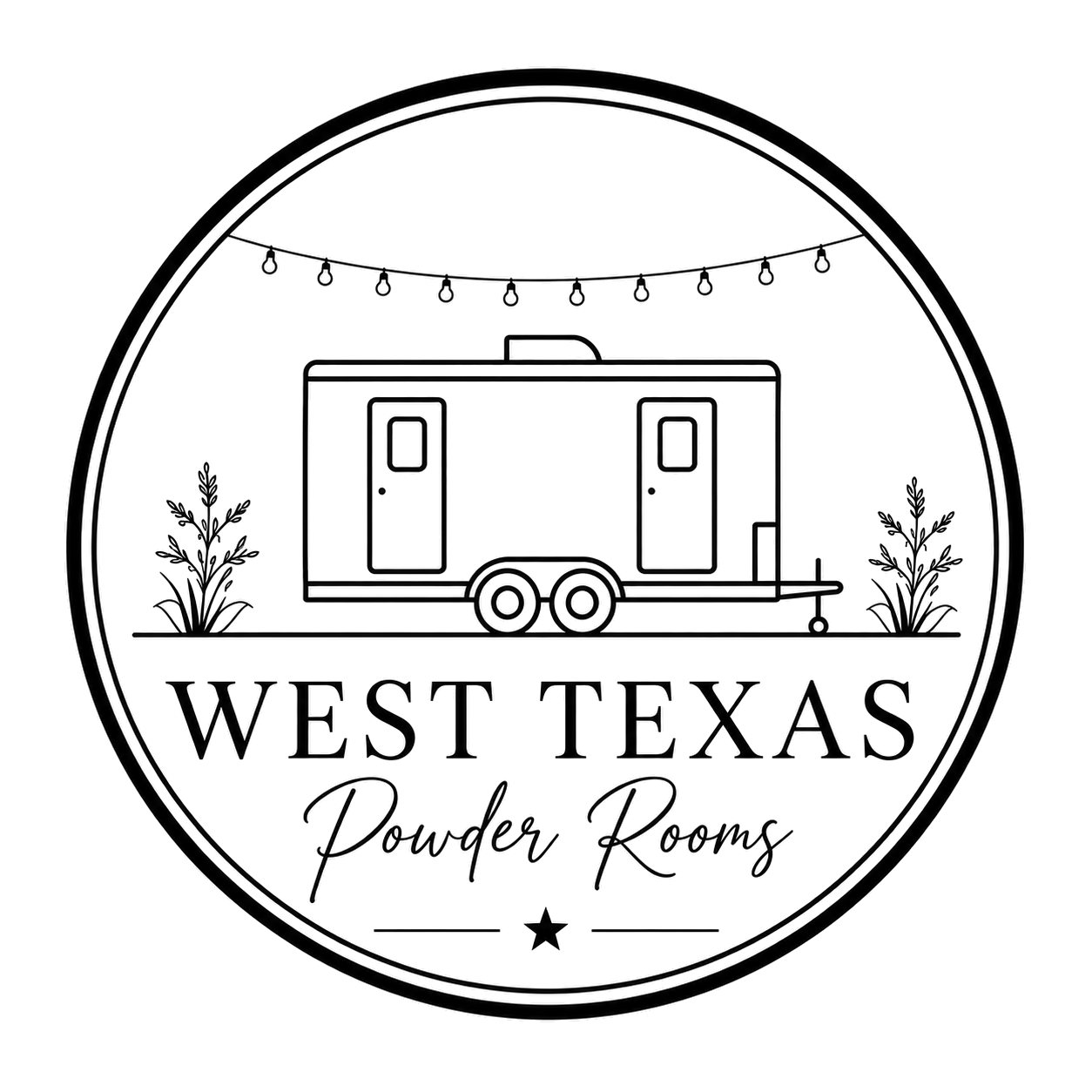 West Texas Powder Rooms Seal