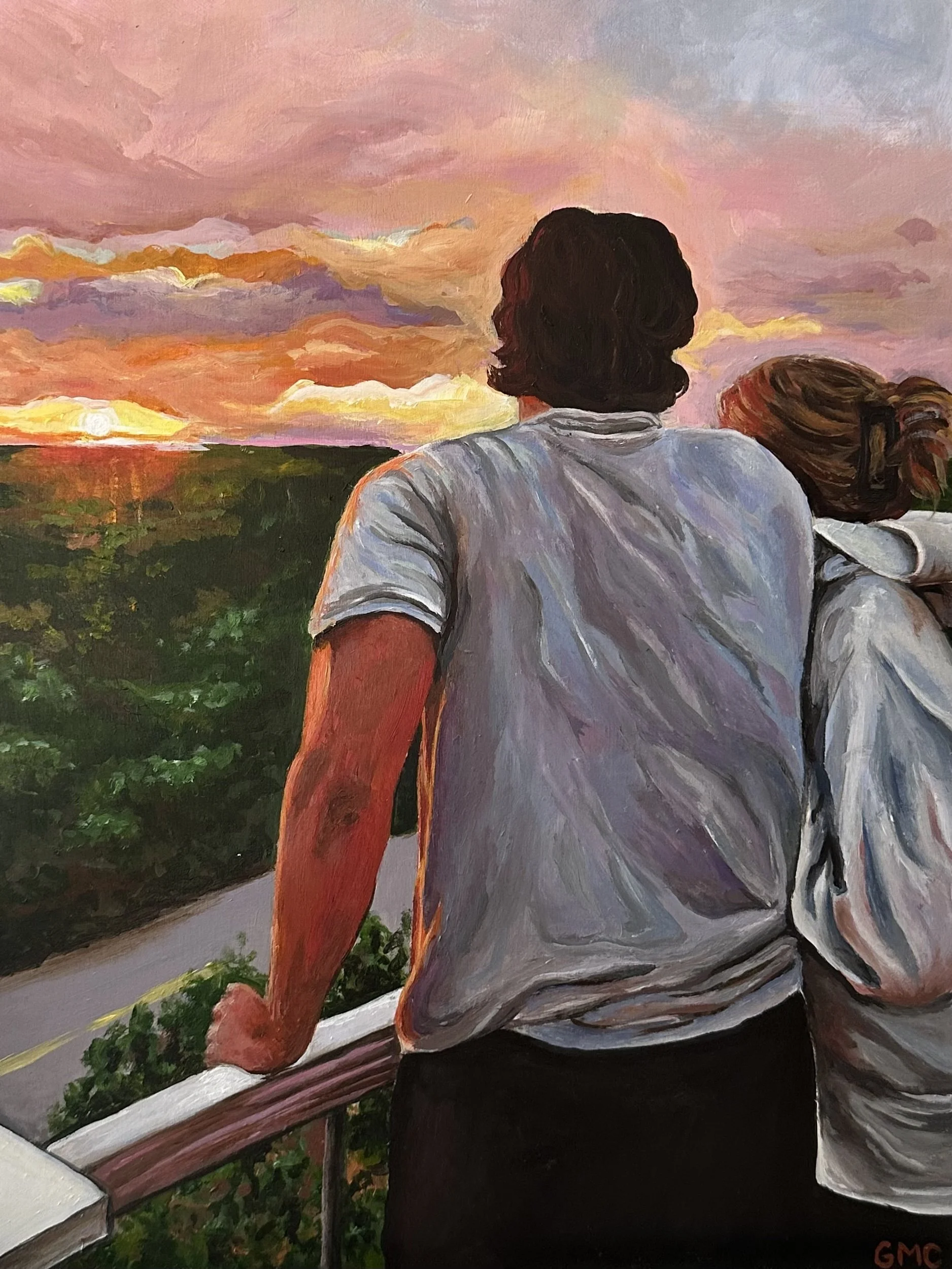Commission, Acrylic on Wood Board