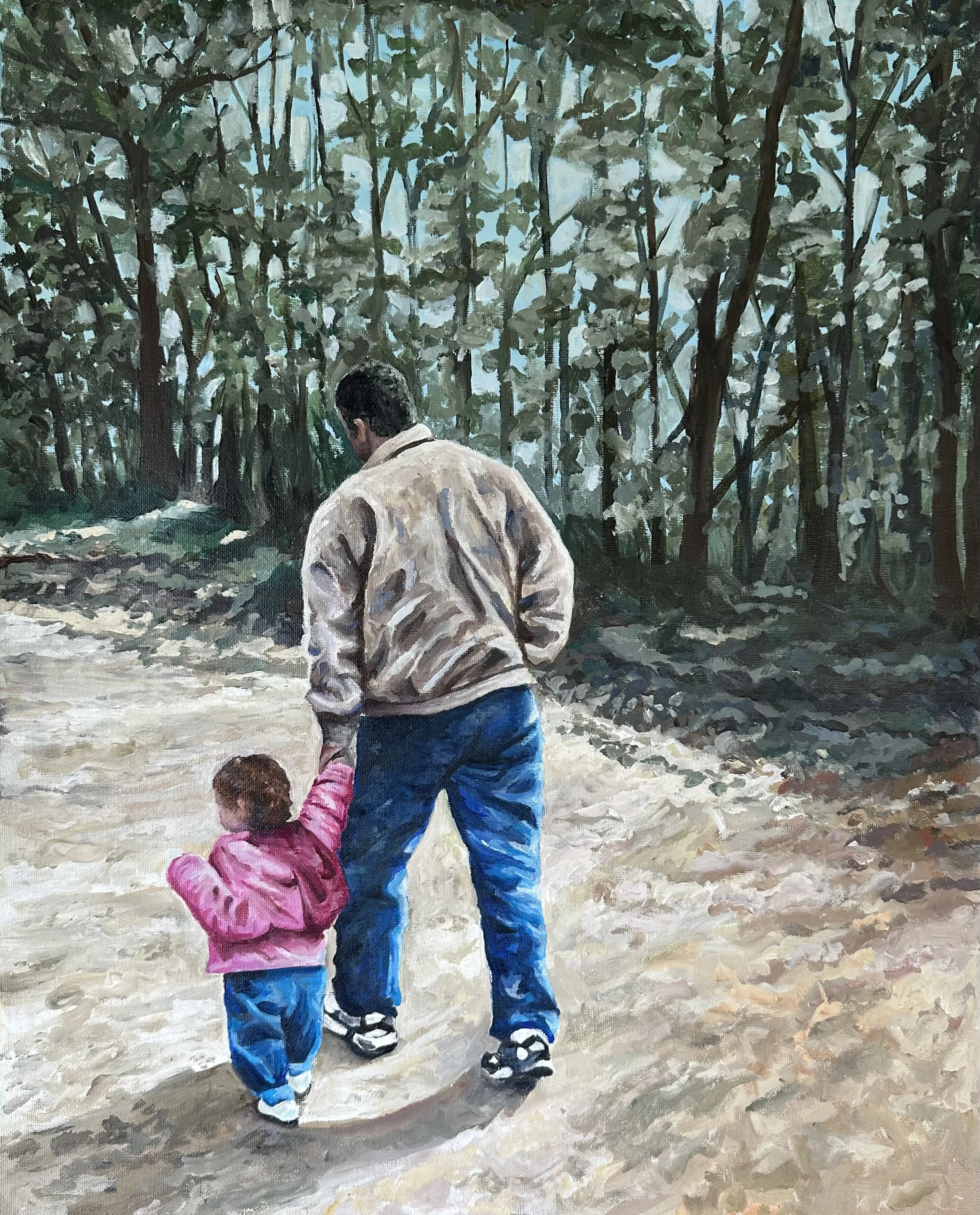 Father's Day, Acrylic on Canvas