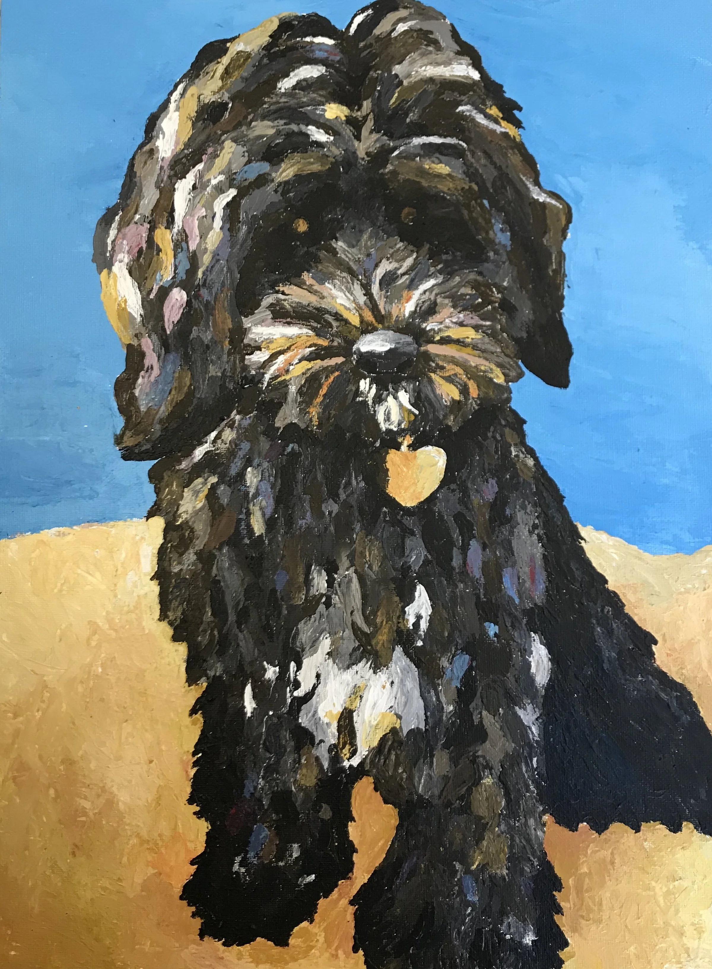 Acrylic with Palette Knife on Canvas