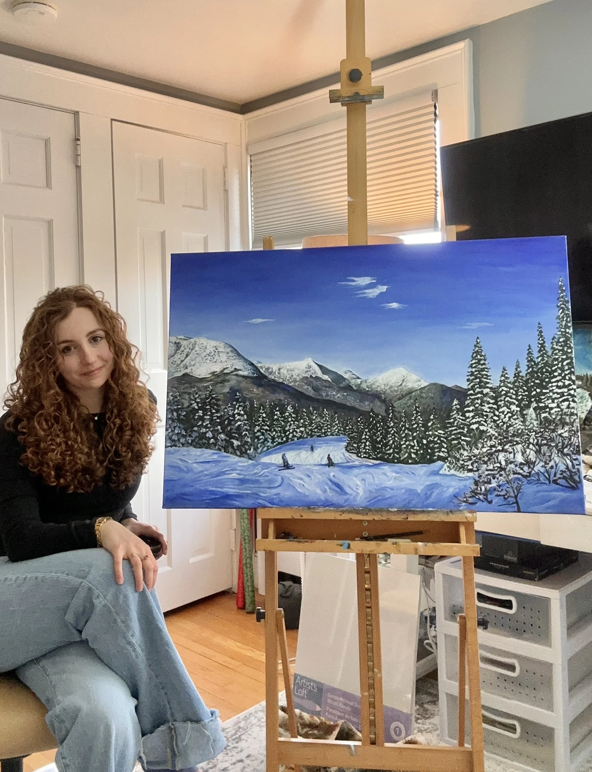 Mountain Memories, 30x40 acrylic on canvas