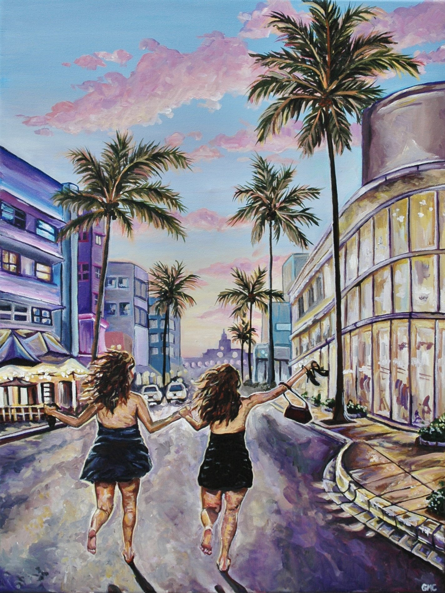 Girl's Night Out, 18x24 Acrylic on Canvas