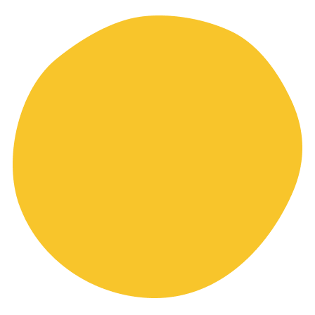 Hand-drawn yellow circle icon