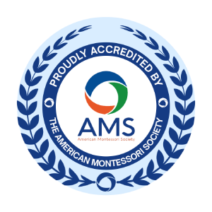 American Montessori Society (AMS) accreditation seal