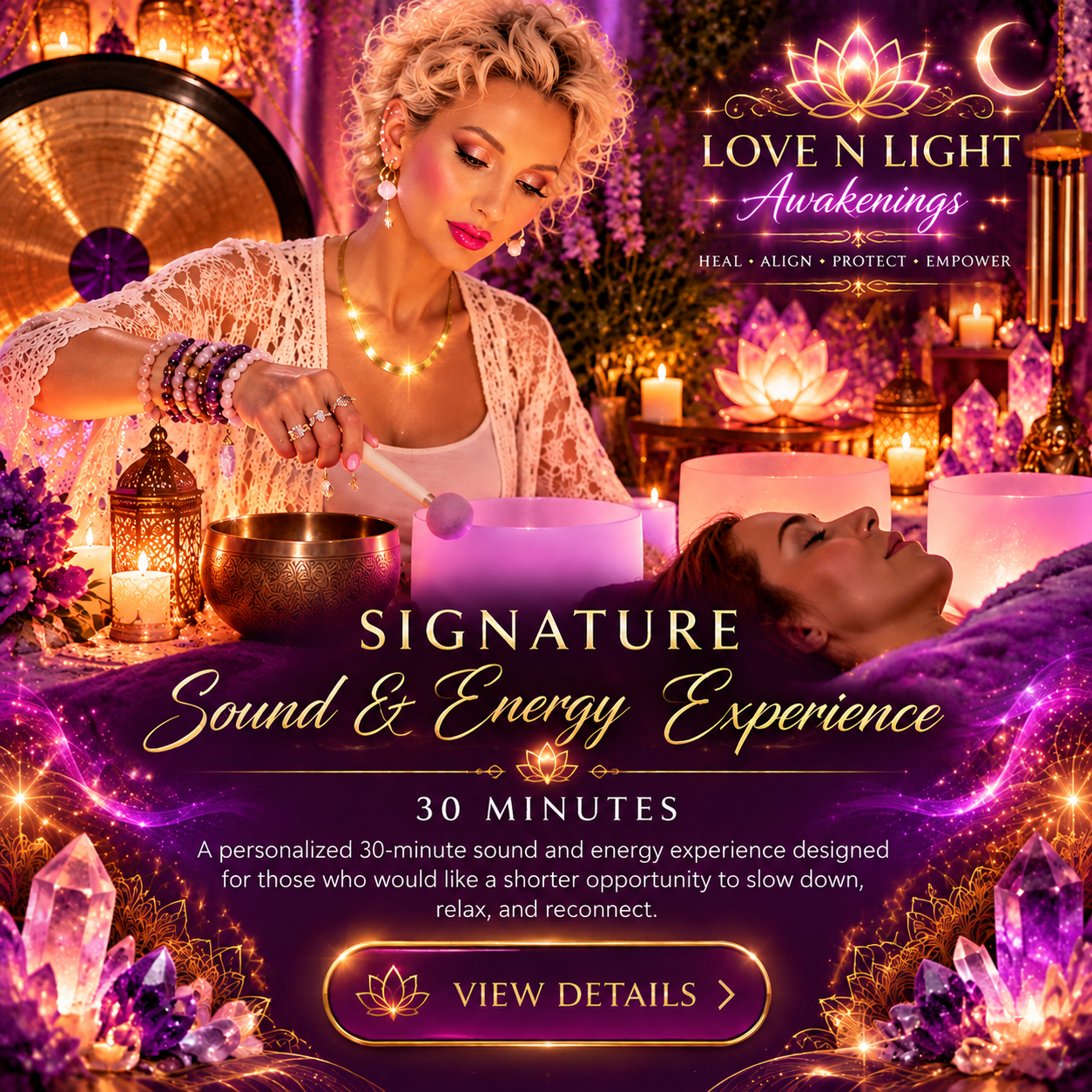 Signature Sound & Energy Experience — 30 Minutes