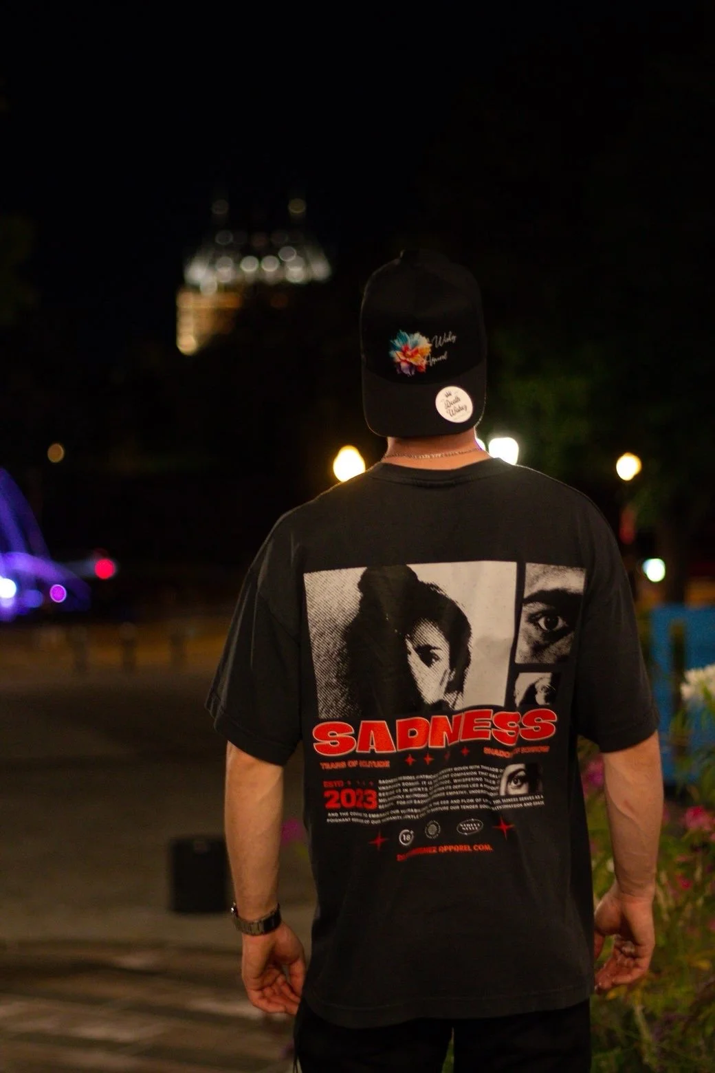 WE CARE SADNESS - OVERSIZE TEE
