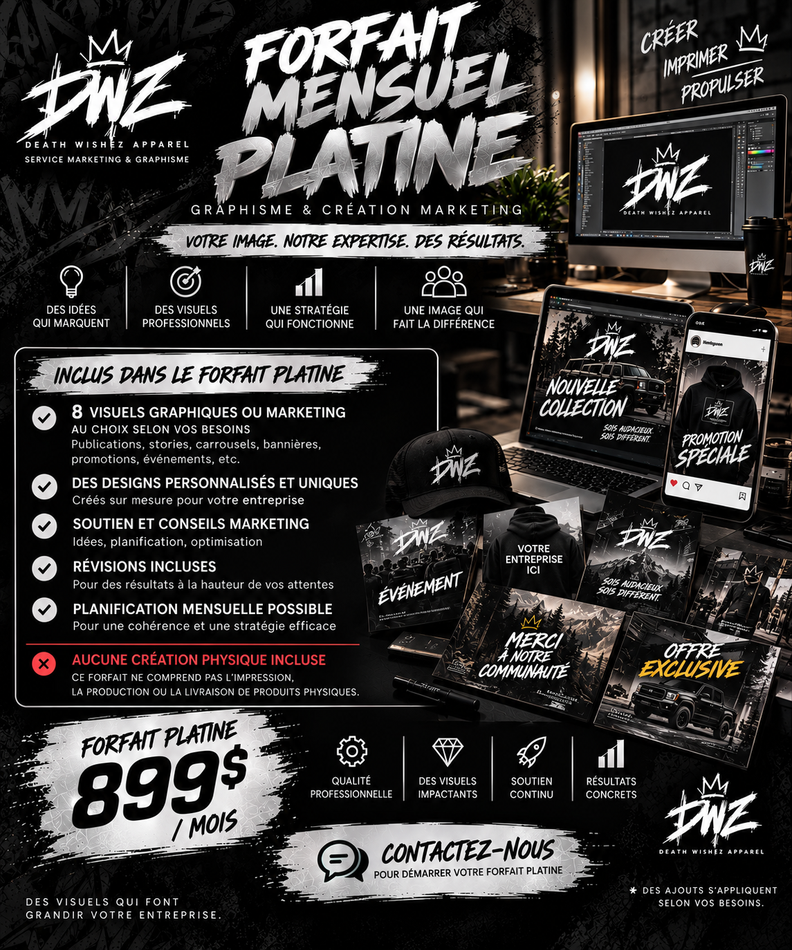 Service Graphique Hebdomadaire Platine