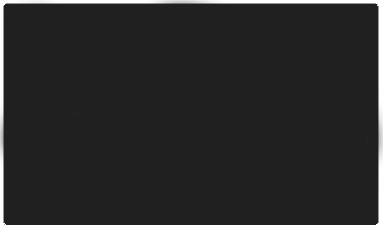 Black screen with a small, centered icon of a monitor with a magnifying glass.