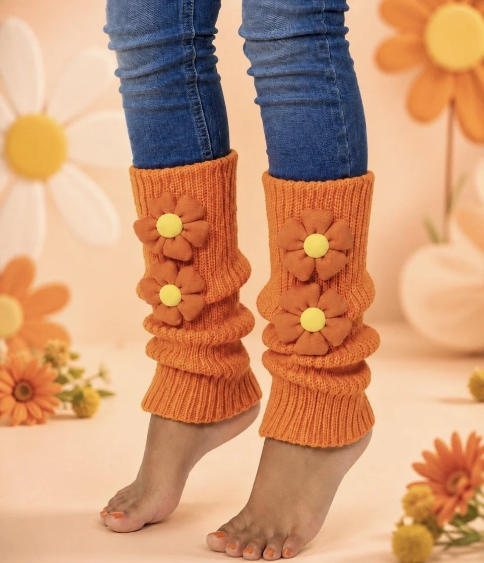 Orange Blossom Leg Warmers