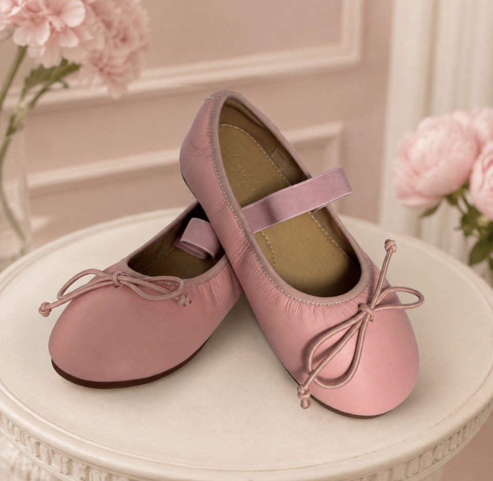 Leather Ballerina Flats