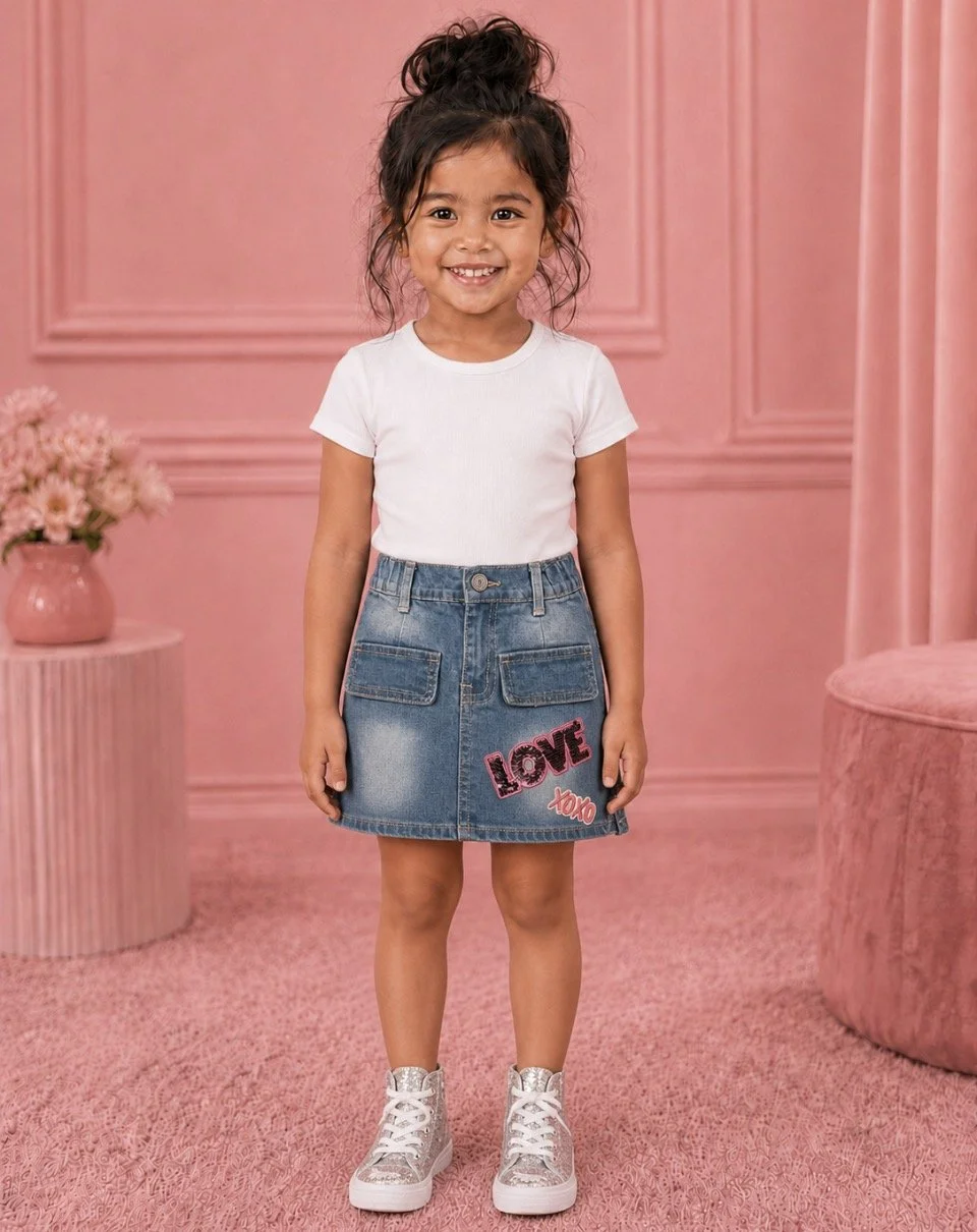 Denim Love Skirt