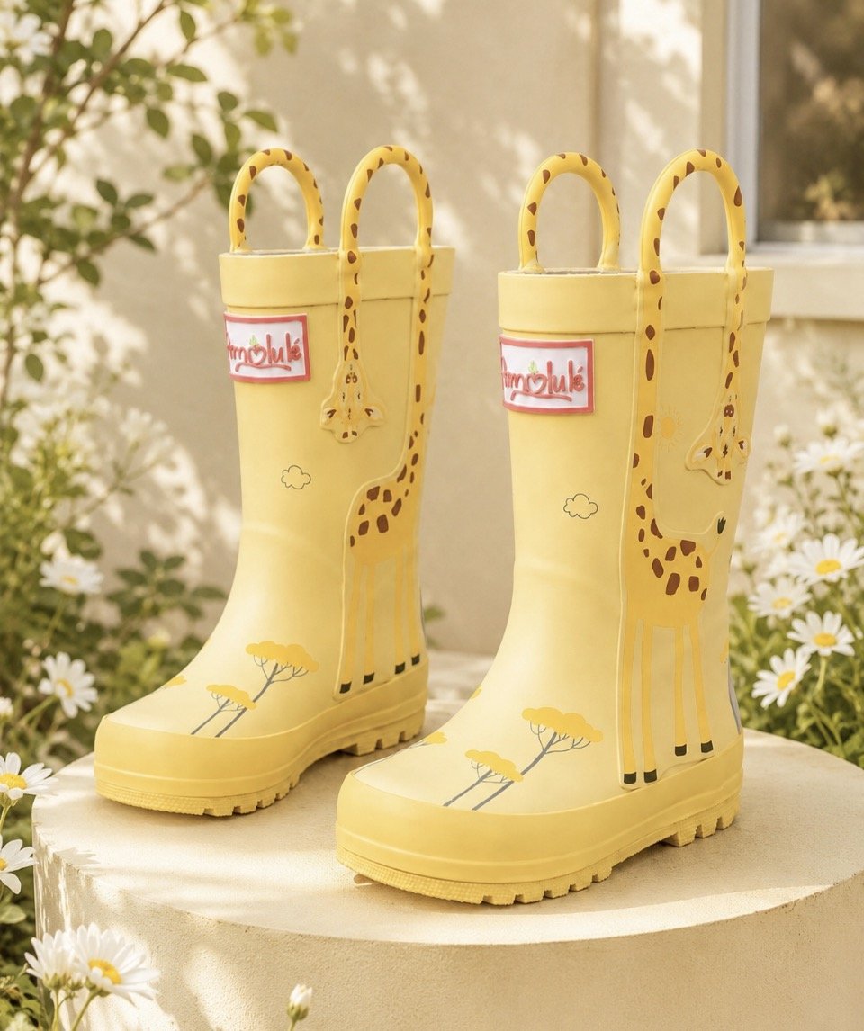 Giraffe Safari Jump Galoshes