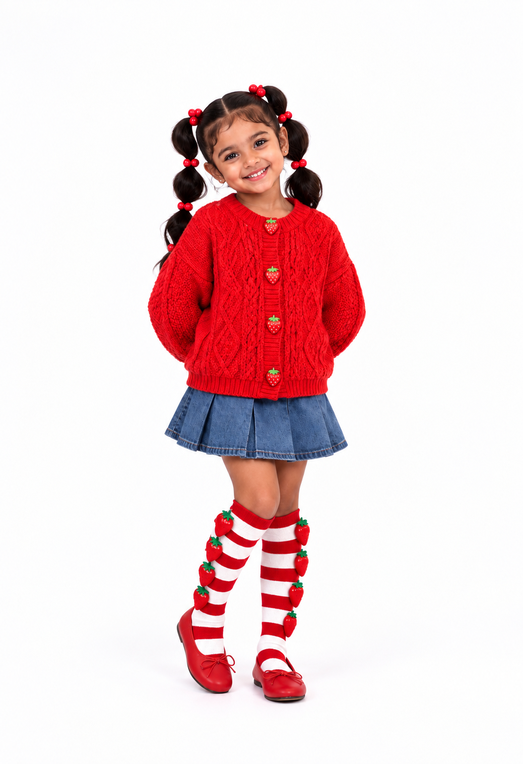 Strawberry Sweetheart Cardigan