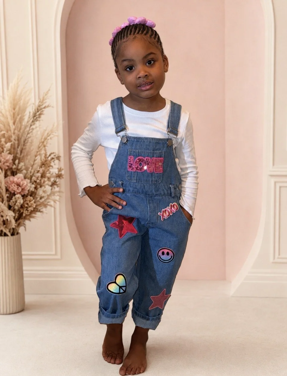 Denim Love Romper