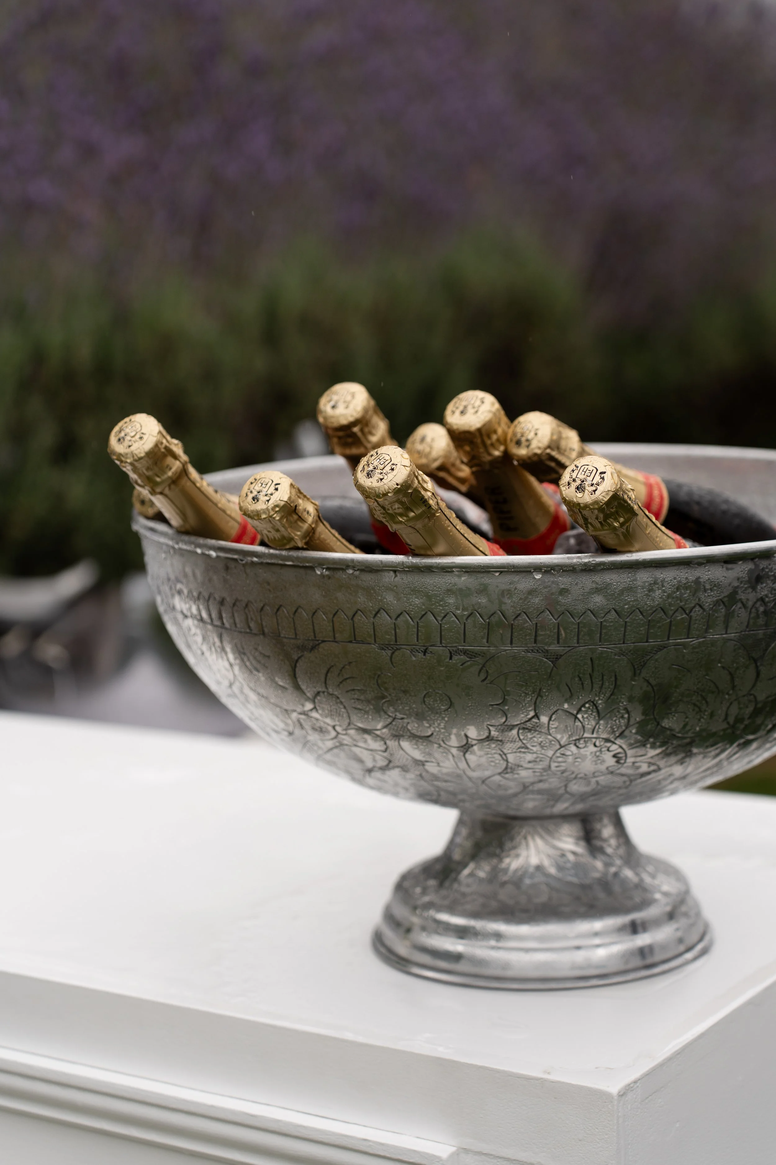 MILA EMBOSSED CHAMPAGNE BUCKET