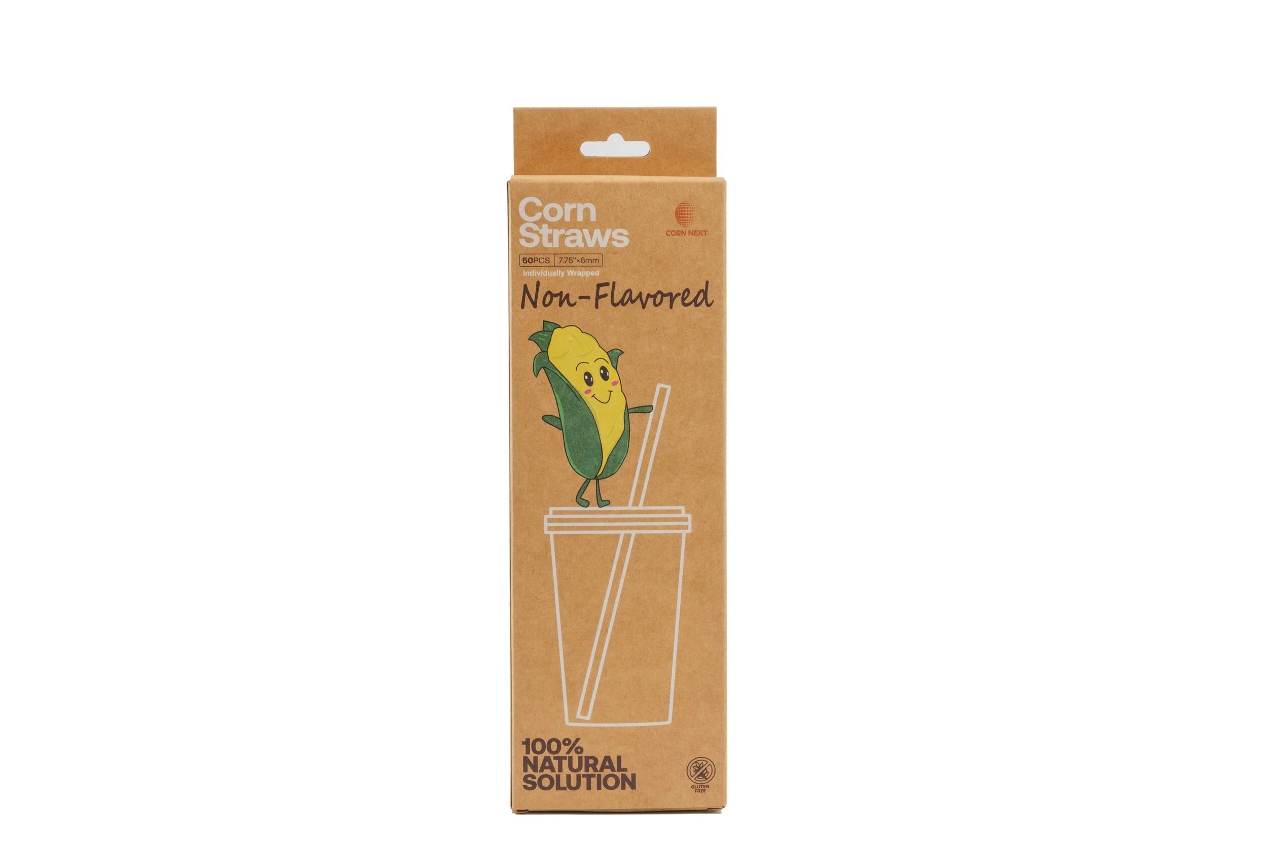 Classic Unflavored Drinking Straws, 7.75", 50 Qty