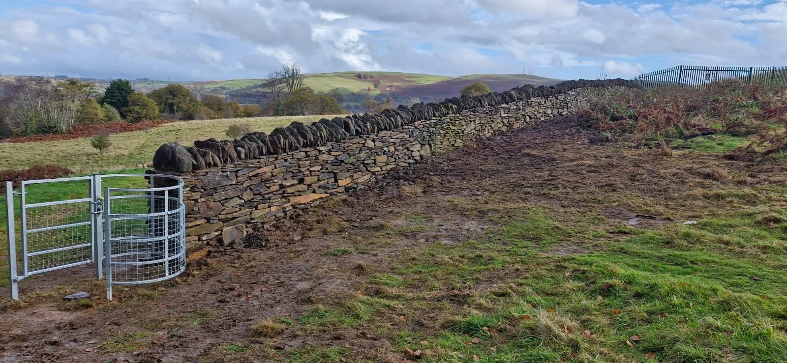 A photo of an access infrastructure project completed by the team.