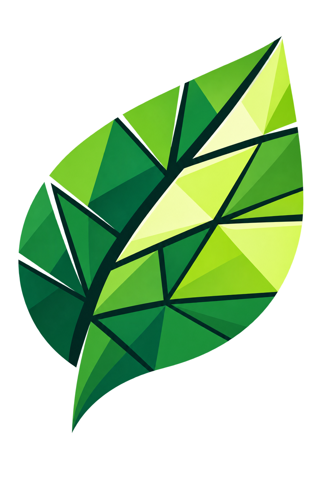 A graphic of a leaf from the Mosaic logo.