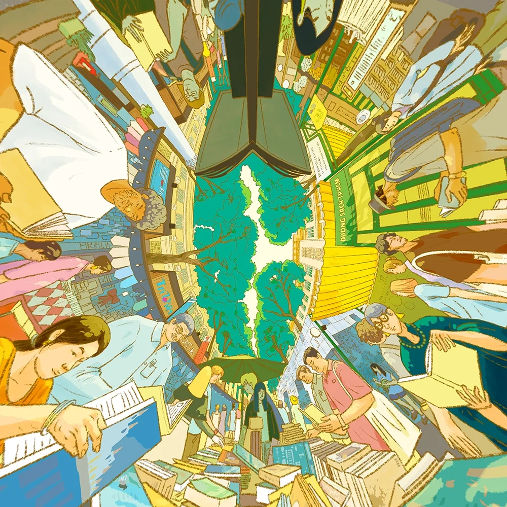 City in VR 360