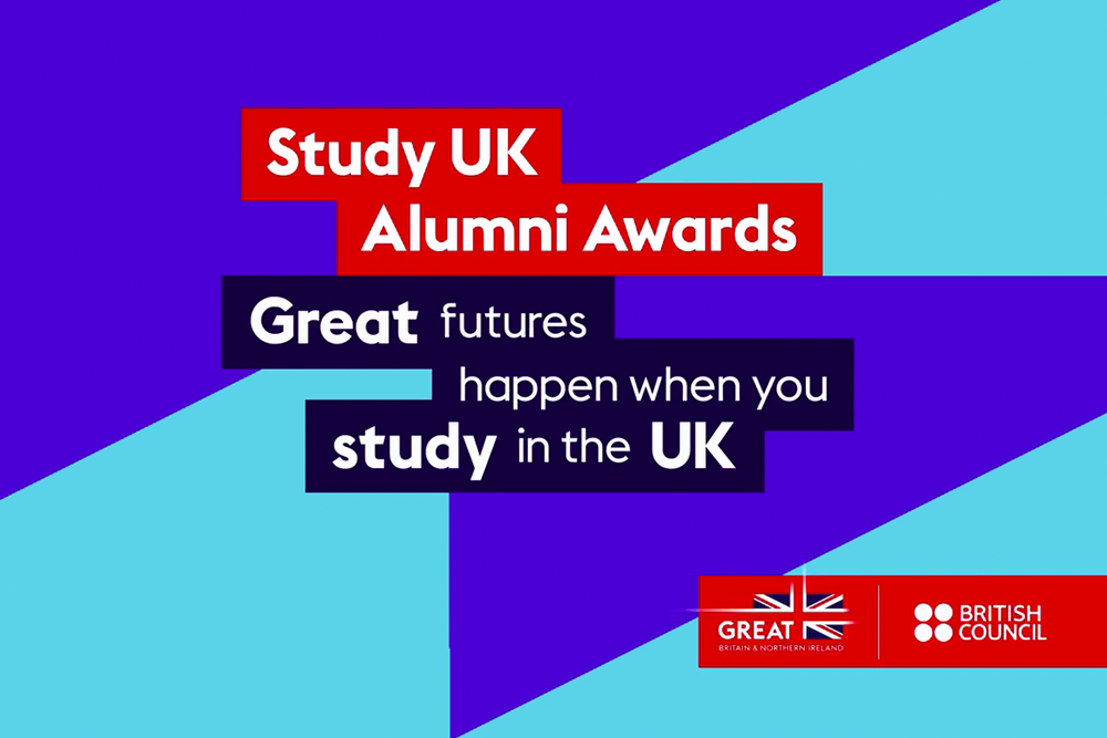 Linh Luong with Study UK Alumni Award