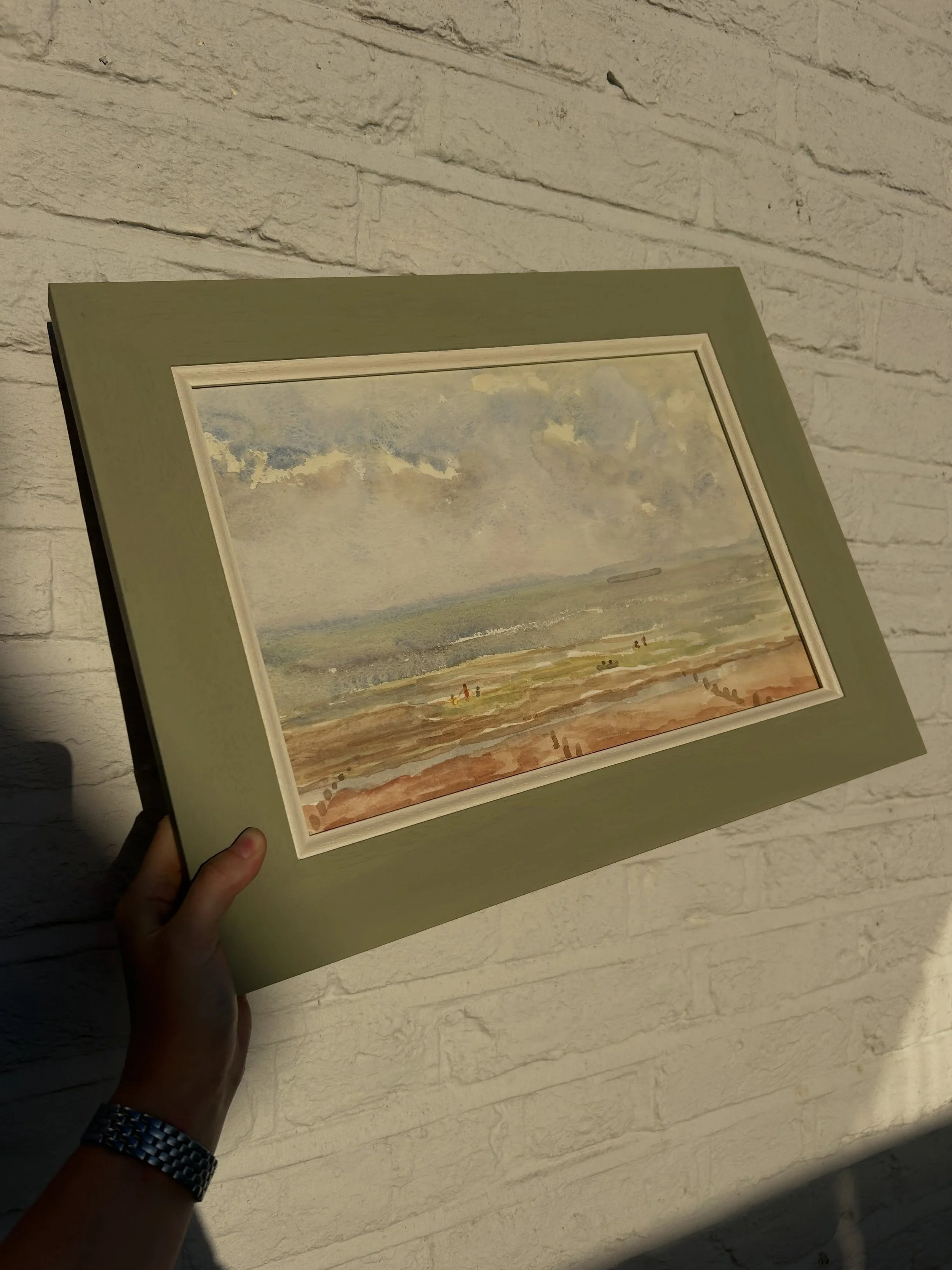 Busy day photographing new works just back from the framers&hellip; little sneak preview here&hellip; 💛📸