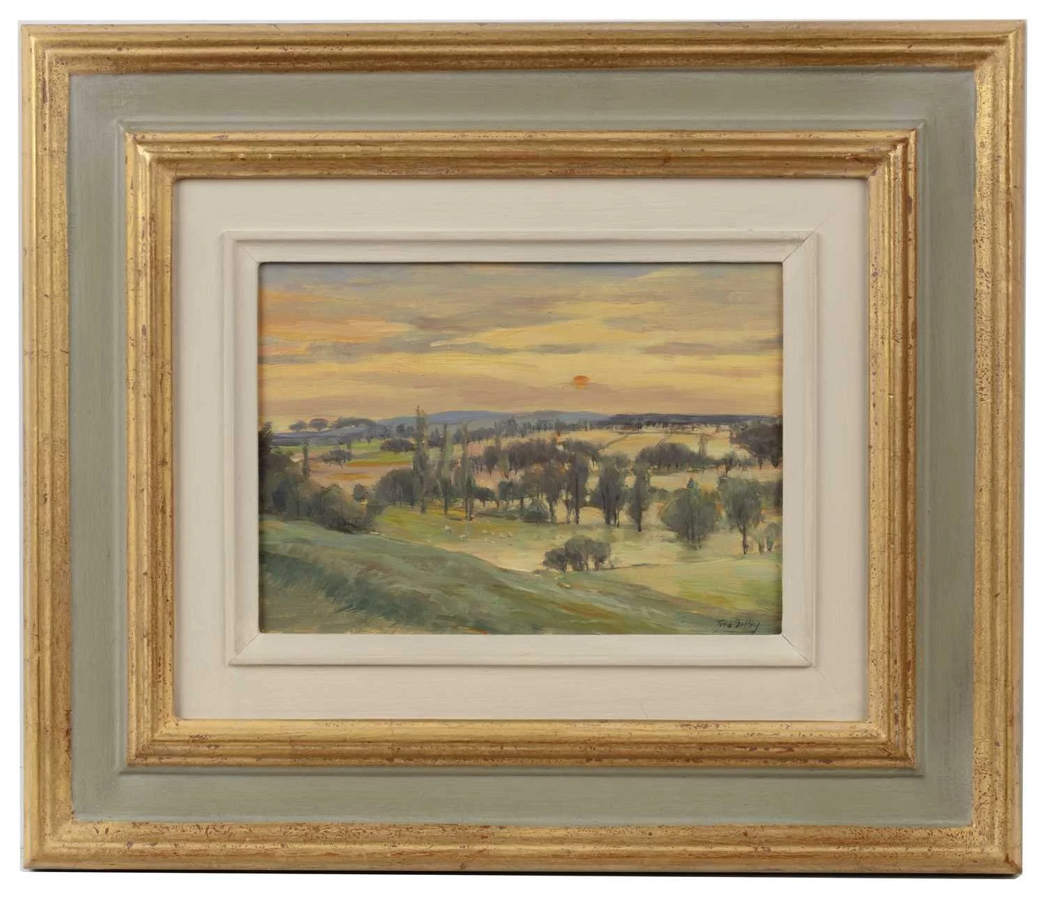 Tim Dolby, The Downs at West Dean, Sussex .jpg