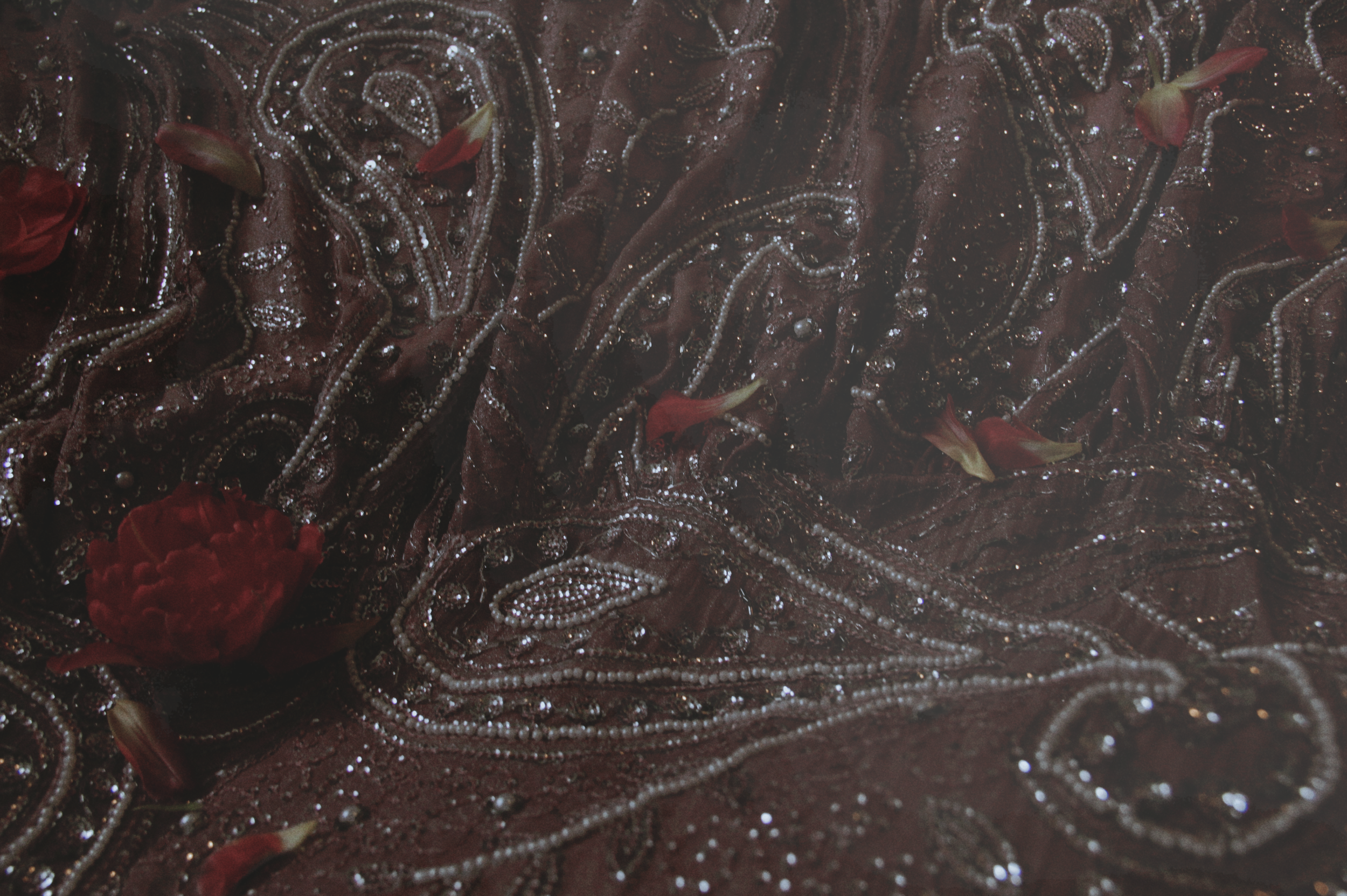Artistic close up photography, sequin details